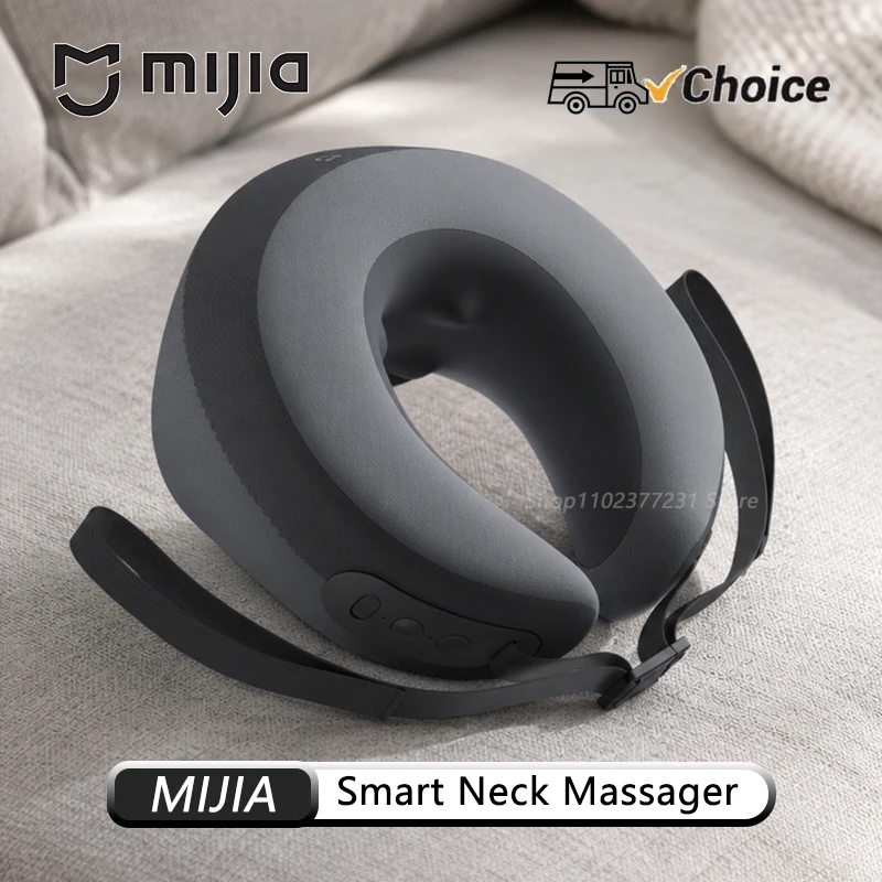 NEW MIJIA Smart Neck Massager Shoulder and Neck Integrated Massager Hanging Neck Protector MiHome APP Control MJNKAM01SKS CN