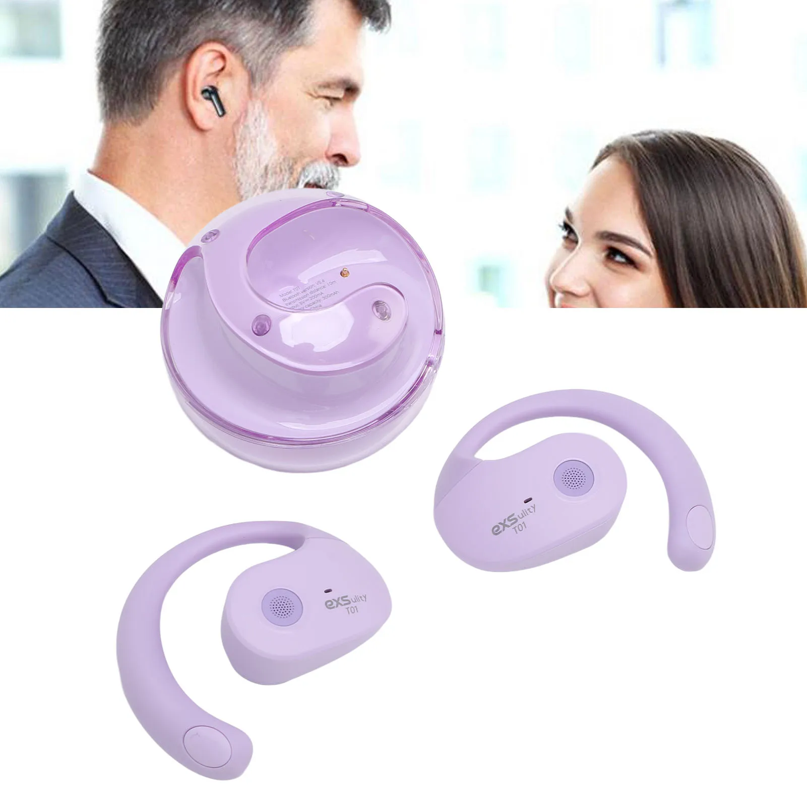 Bluetooth Translator Earbuds Language Translator Earbuds Bluetooth Wireless Earbuds Translation Device for Music Calls