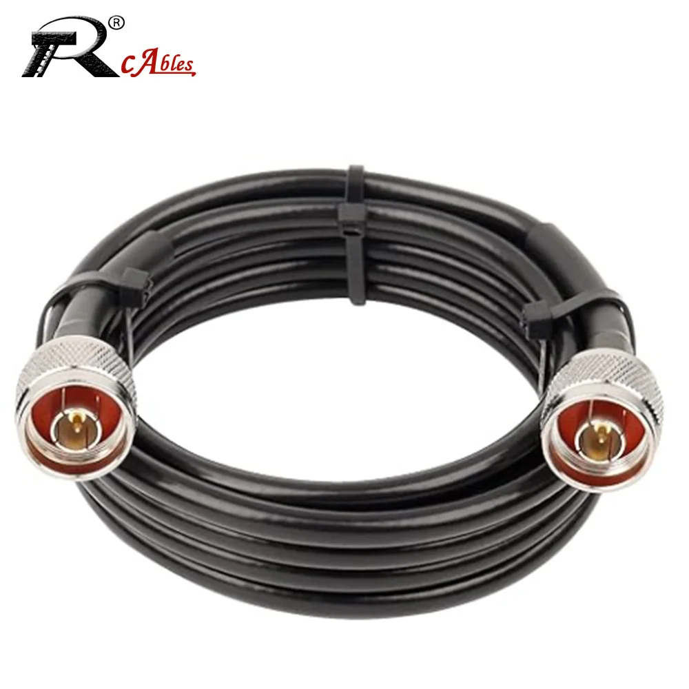 

LMR240 Cable N Male to N Male Plug Female Jack RF Coaxial Connector Signal Antenna Low Loss Standing Wave Pigtail Adapter Jumper