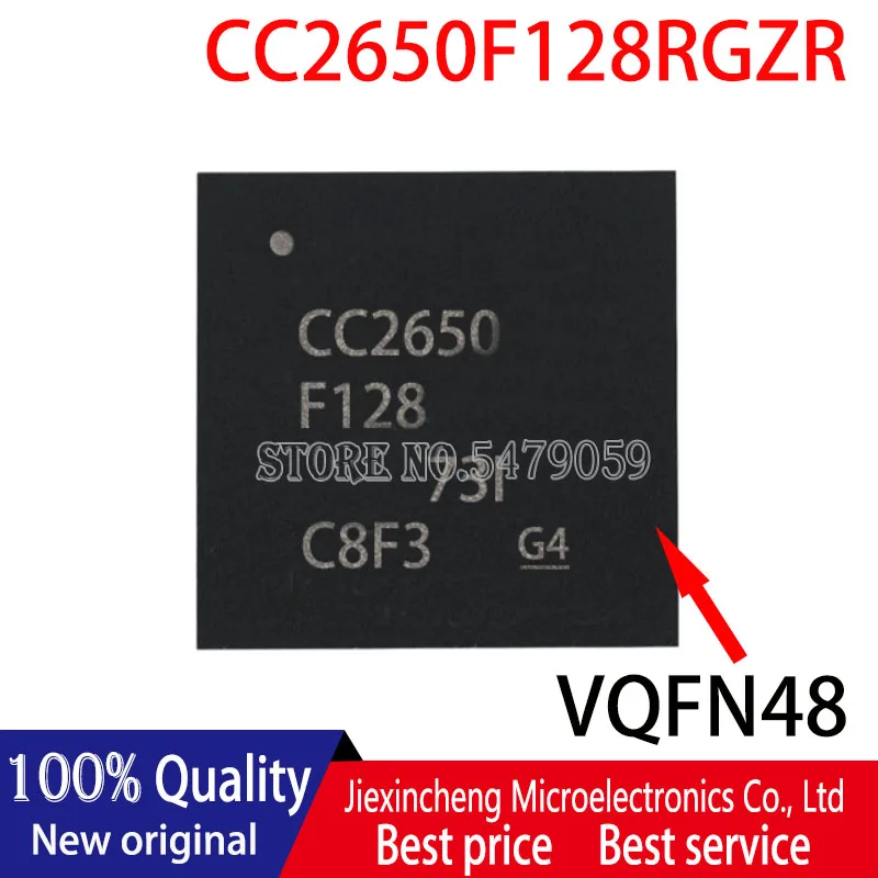 5PCS CC2650F128RGZR CC2650 CC2650F128 VQFN48 RF microcontroller New original