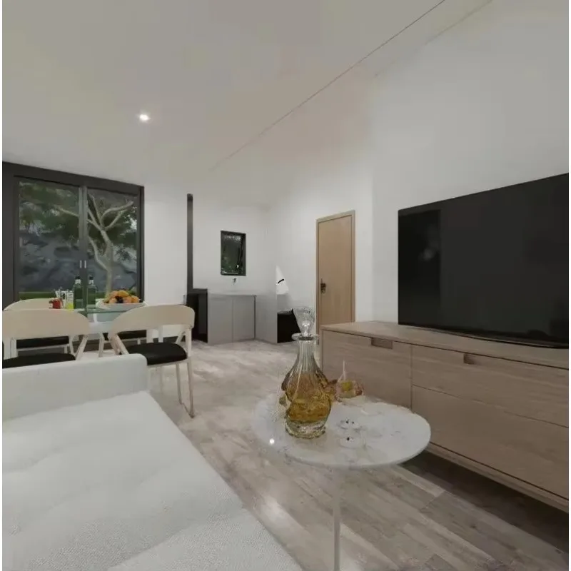 YG Customized Light Steel Structure Sustainable Houses Prefab Houses Europe Vila House Luxury Bathroom