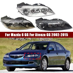 Car Front Headlamp Light Assy Halogen For Mazda 6 GG For Atenza GG 2002-2015 Auto Left and Right Front Bumper Head Lamp Headlamp