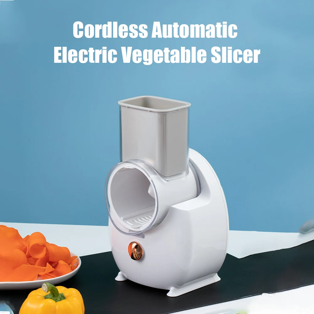 Aoresac Electric Cheese Grater Shredder Type-C Charging One-Touch Control Cordless Rotary Automatic Electric Slicer Shredder