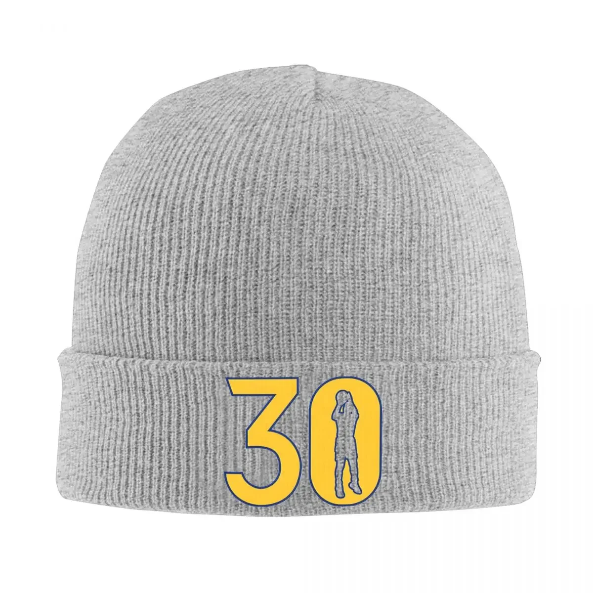 Stephen Curry Number 30 Beanie Hats Knitting Hat Hippie Warm Female Male Caps Autumn Printed Casual Bonnet Hats Gift