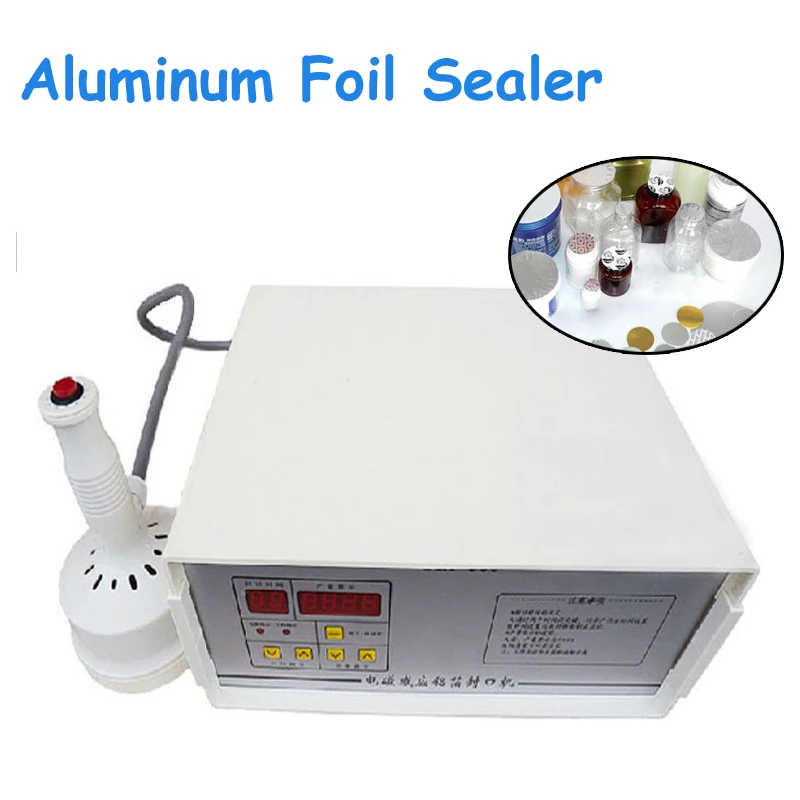 Aluminum Foil Sealer 20-100mm Elecomagnetic Induction Continuous Sealing Machine GLF-500 2025 New