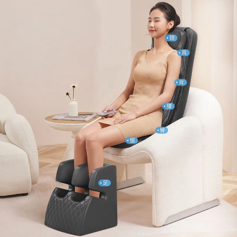 NINGDECRIUS Full Body Shiatsu Massage Cushion for Home Back Pain Relief Seat Red Light 3D Kneading Massage Cushion