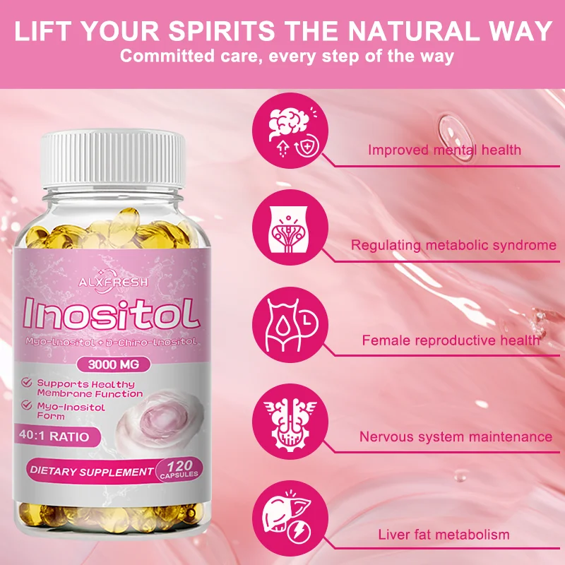 Alxfresh Inositol Capsules Support the Regulation of Metabolic Syndrome and Female Reproductive Health and Improve Mental Health