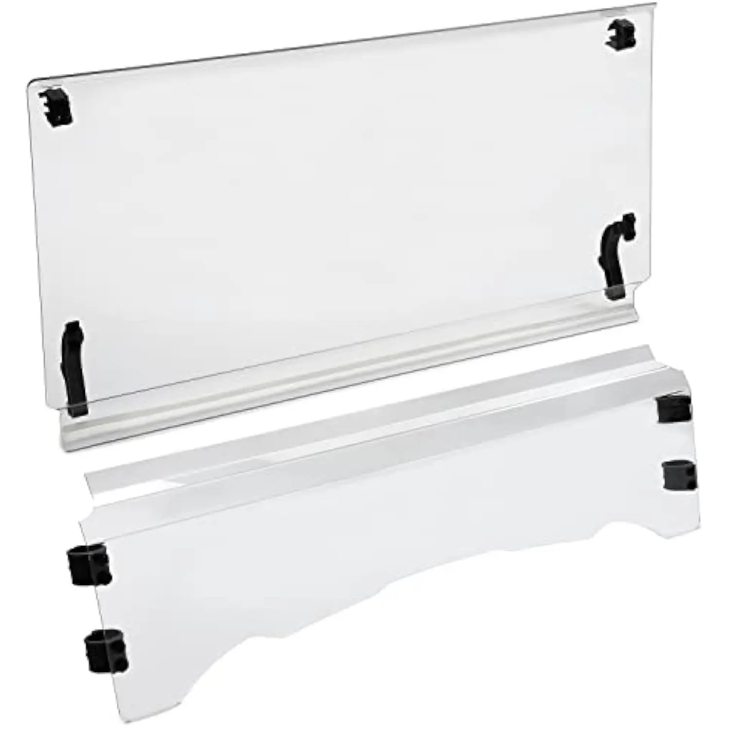 

Clear Windshield Compatible with 2018-2020 Massimo Buck 200 400 Front Heavy Duty Folding 2-IN-1Windshield Windscreen