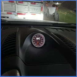 Stopwatch For Porsche Cayenne 2010-2017 Interior Dashboard Central Chrono Clock Compass Time Electronic Meter Clock Accessories