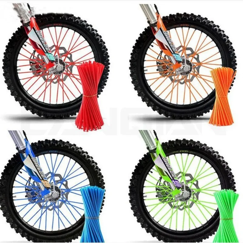 

Off-road Motorcycle Steel Wire Hub, Universal Color Spoke Bicycle Spoke Steel Wire Casing, Color Casing