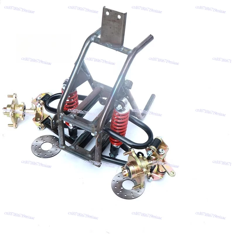 

Modified Small Inverted Three-Wheel Kart Front Frame Disc Brake Shock Absorption Homemade Four-Wheel Motorcycle Accessories