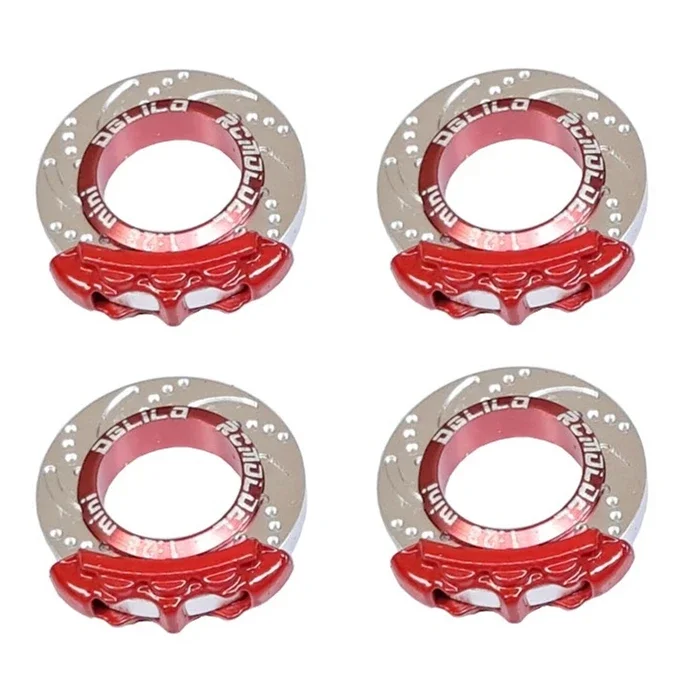 

4Pcs Metal Brake Caliper Brake Disc for 1/28 RC Drift Touring Car Wltoys K969 K989 MINI-Q MINI-Z MINI-D Upgrade Parts