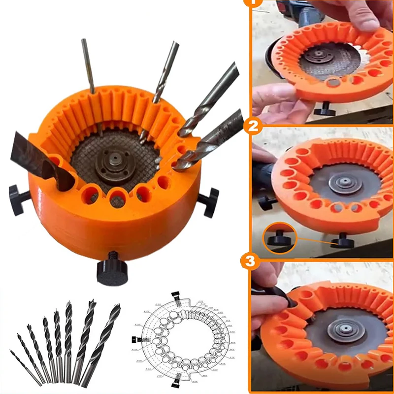 

Grinding Sharpener Polishing Grinding Tool Multipurpose Drill Bit Powered Tool Parts Applicable Angle Grinder 2025 New