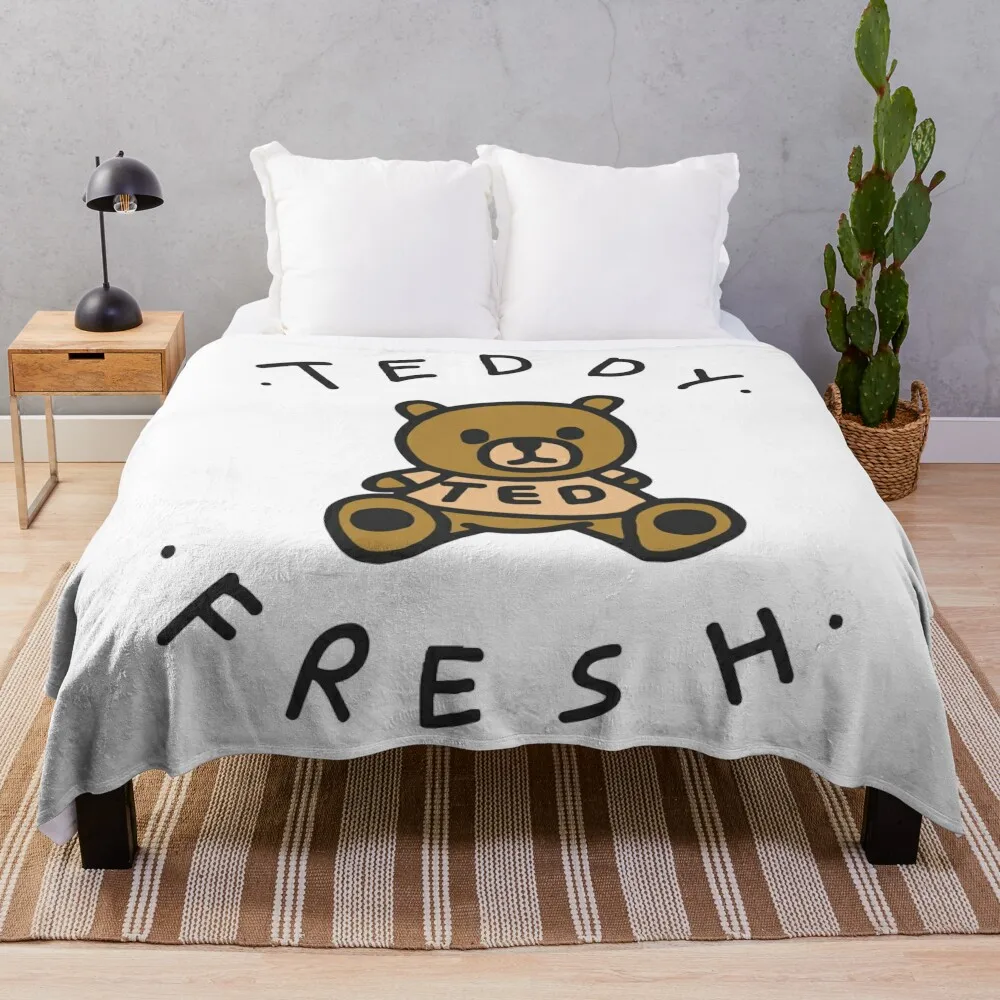 

teddy fresh MERCH Throw Blanket Personalized Gift Hairys Blankets