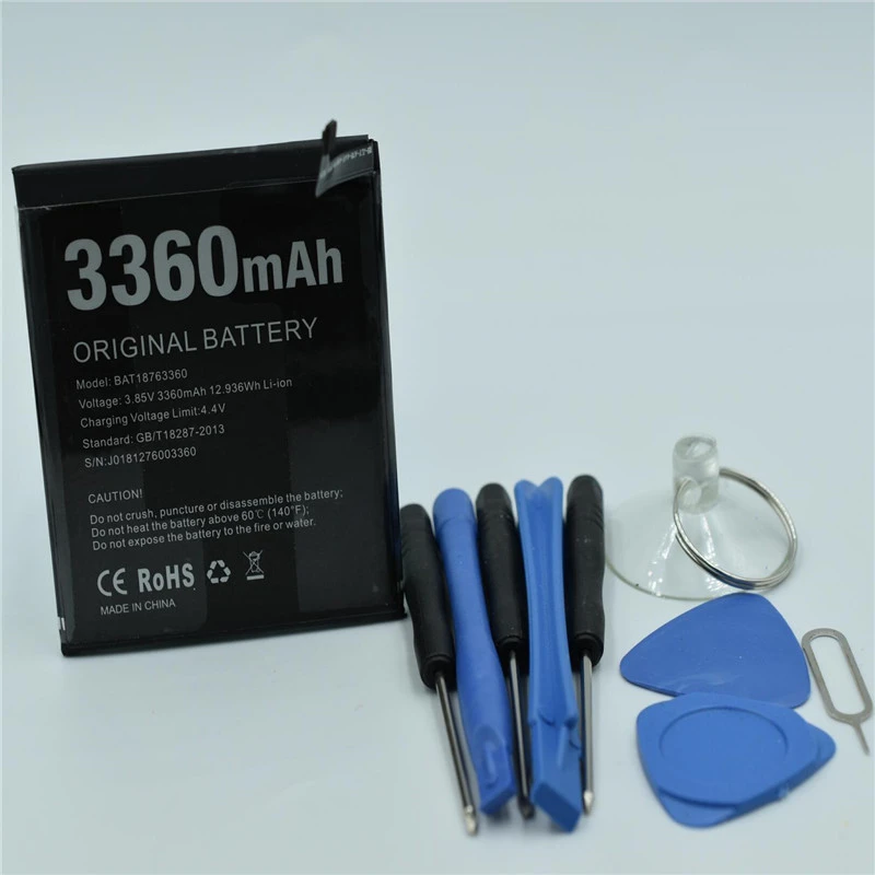 In Stock for DOOGEE N10 battery 3360mAh New production date Long standby time High capacity for DOOGEE battery