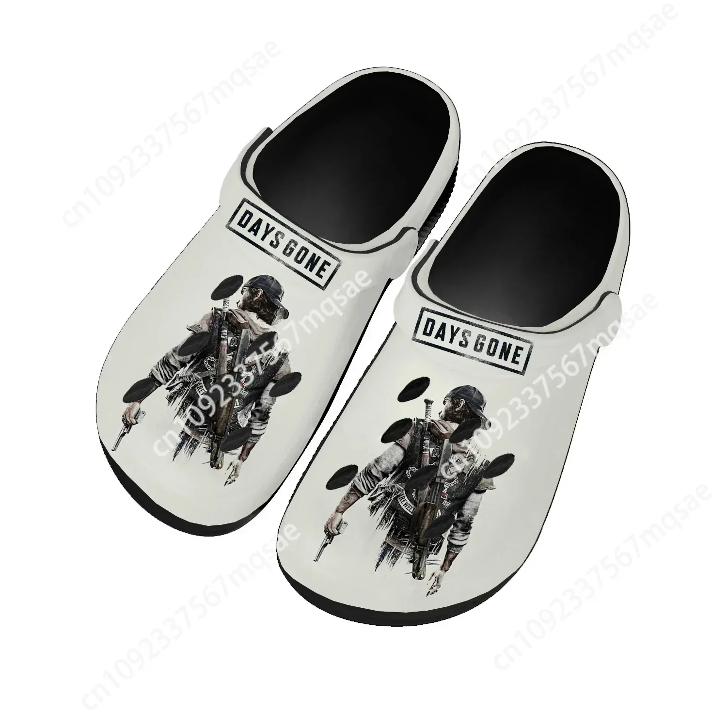 

Days Gone Custom Home Clogs Hot Cartoon Game Mens Womens Teenager Tailor Made Water Shoes Garden Beach Hole Slippers Sandals