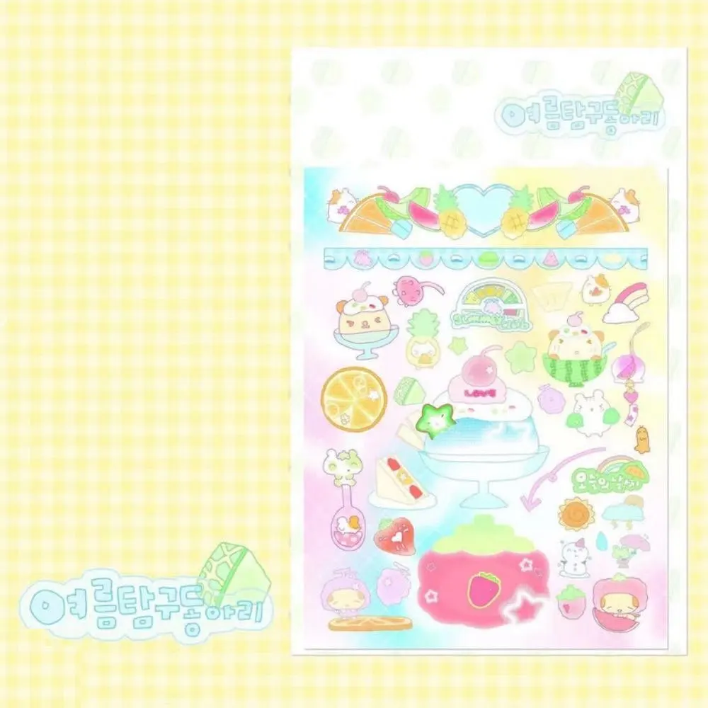 1/4 шт. космический доктор Gu Ka Gu Pan наклейки Happy Niangday корейский DIY книжный материал декоративные наклейки