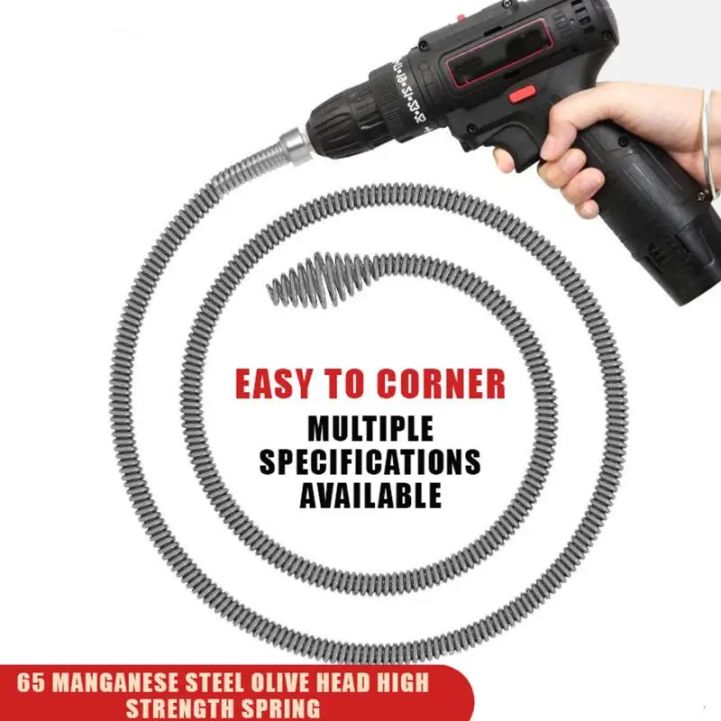 No Chemical Drain Cleaning Snake Sticks Safe Sewer Clog Remover Tool for Home Kitchen Toilet Pipe Unclogging