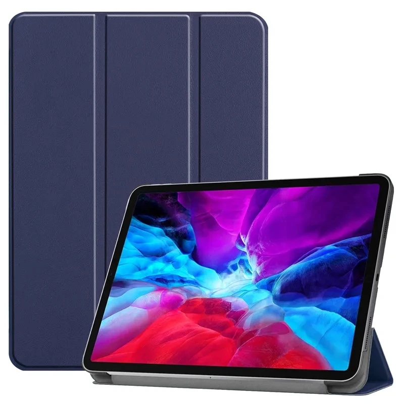 

Чехол для iPad Pro 12 9, чехол 4-го 5-го 6-го поколения, складной чехол из искусственной кожи с жесткой подставкой, смарт-чехол для Funda iPad Pro 12,9 2022 2021 2020