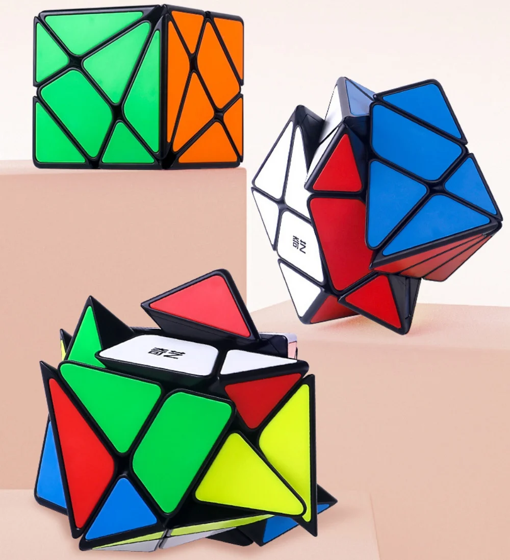 Qiyi Axis Cube Magic Professional Speed Cube Stickerless Educational Toys QIYI Axis 3x3 Cubo Magico Puzzle