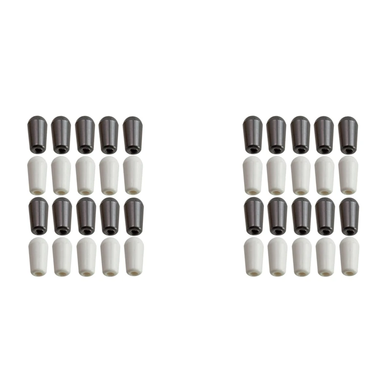 ONGE حزمة من 40 جيتار 3 طرق تبديل غطاء التبديل نصائح أزرار ل Les Paul/Epiphone ملحقات الغيتار 4 مللي متر