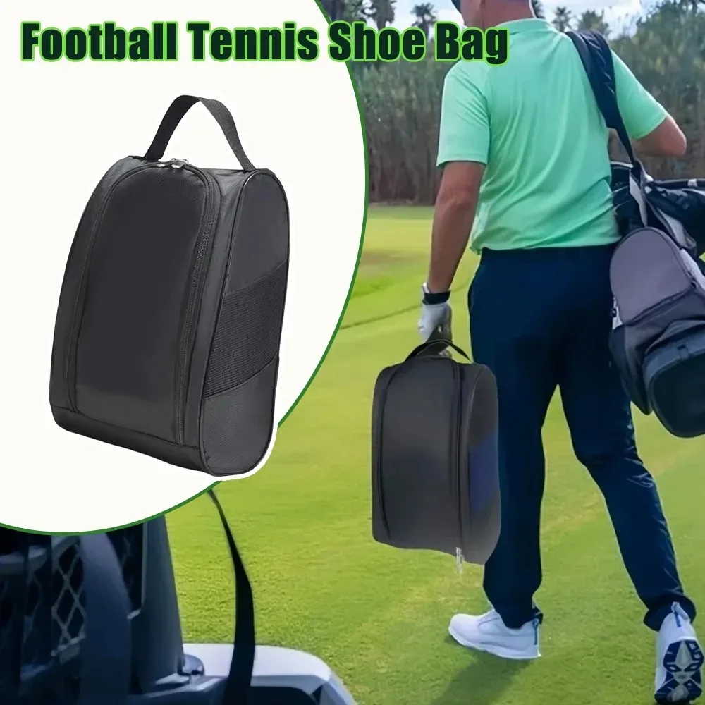 

Sports Shoes Carry Bag Odorless Golf Shoe Bag Breathable Mesh Travel Shoe Organizer Portable Storage Pouch Carrier for Men Women