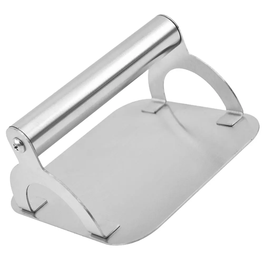 

Square Stainless Steel Burger Press Manual Meat Patty Maker NonStick Smasher For Home And Commercial Use Kitchen Supply