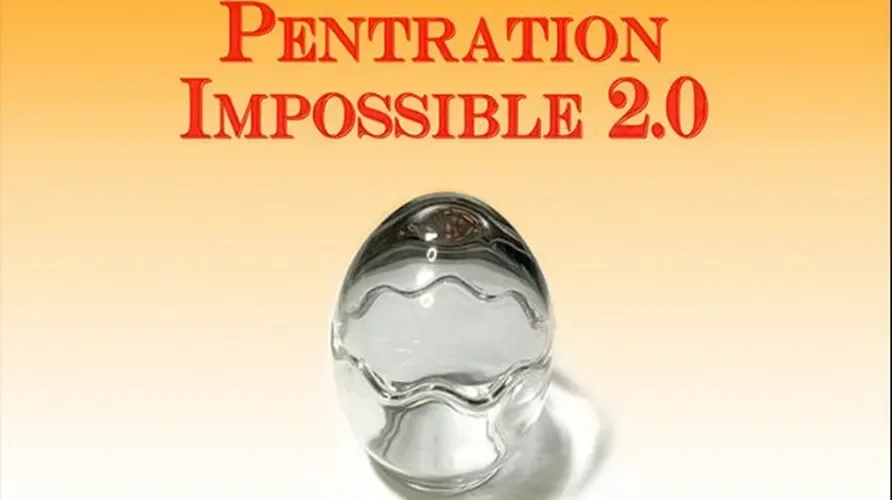 Penetration Impossible 2.0 By Higpon Street (Gimmick And Online Instructions) Close Up Magic Trick Magic Props Illusions Funny