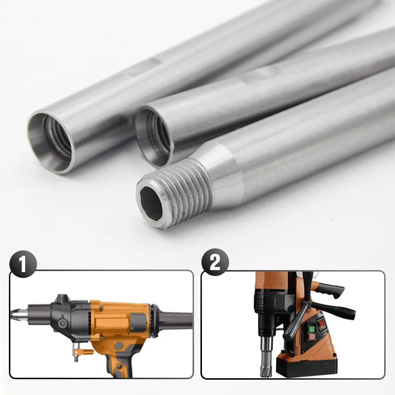 

150-500mm Diamond Core Bit Extension Rod M22 Thread Connecting Rod For Drilling Rig Adapter Power Tools