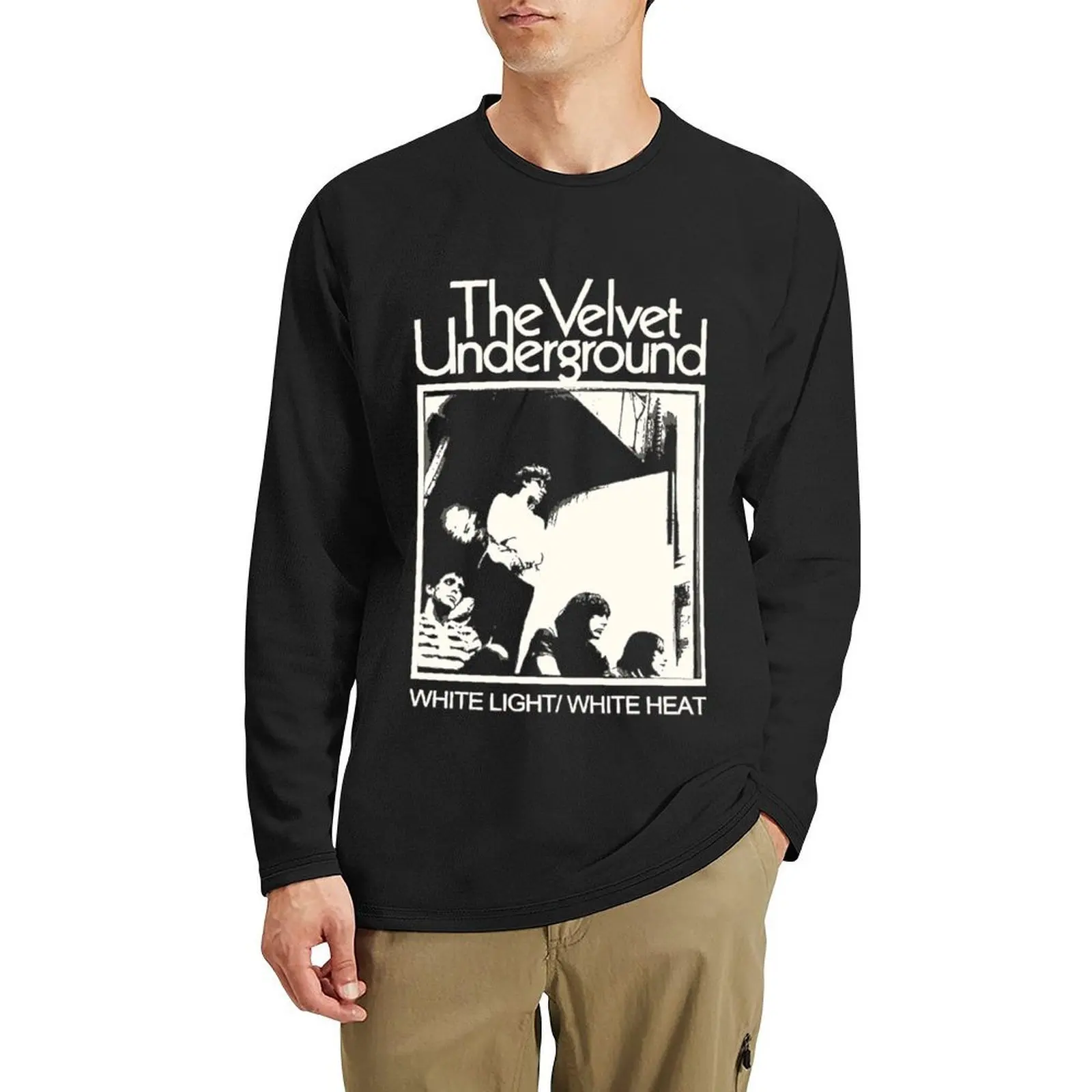 

The Velvet Underground band Long T-Shirt kawaii clothes aesthetic clothes black t shirt sweat shirts Men's clothing