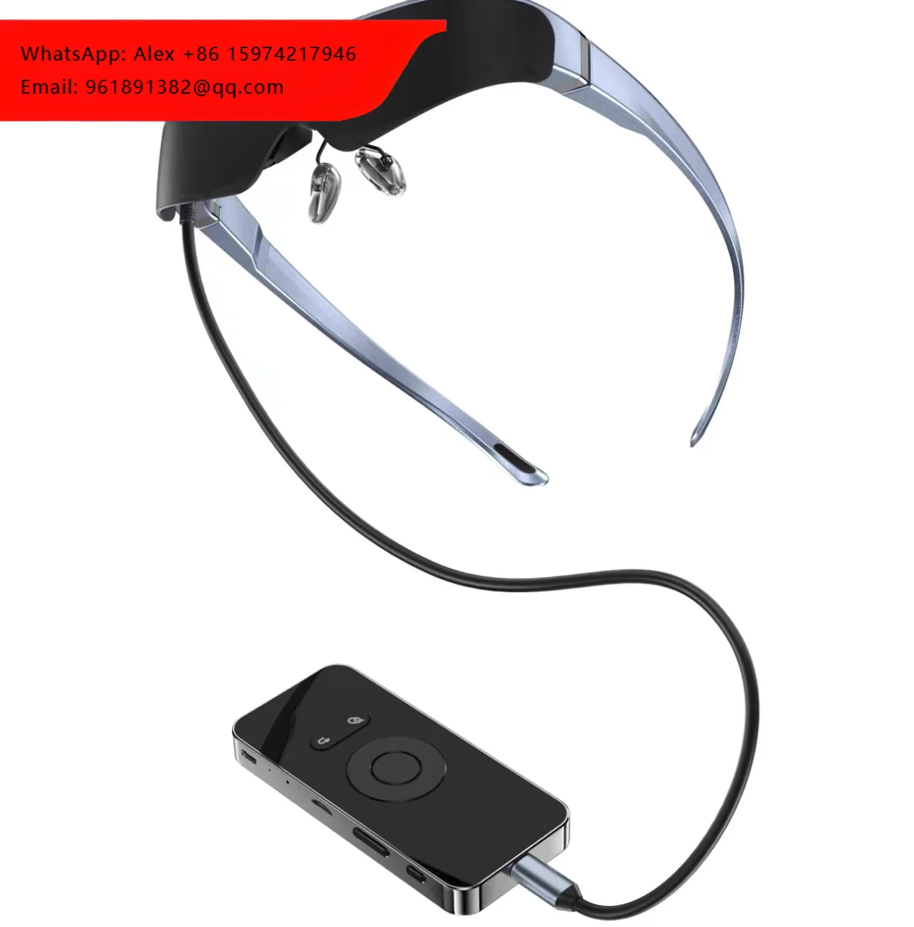 

OEM ODM MicrOLED 3D Video Full HD Giant Screen Compatible Most Phones Smart AR Glasses