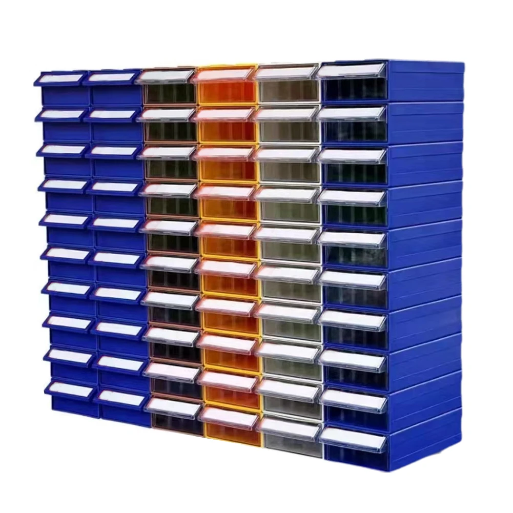 Hardware Tool Storage Box Stackable Plastic Screw Nail Beads Storage Container Component Drawer Toolbox Organizer