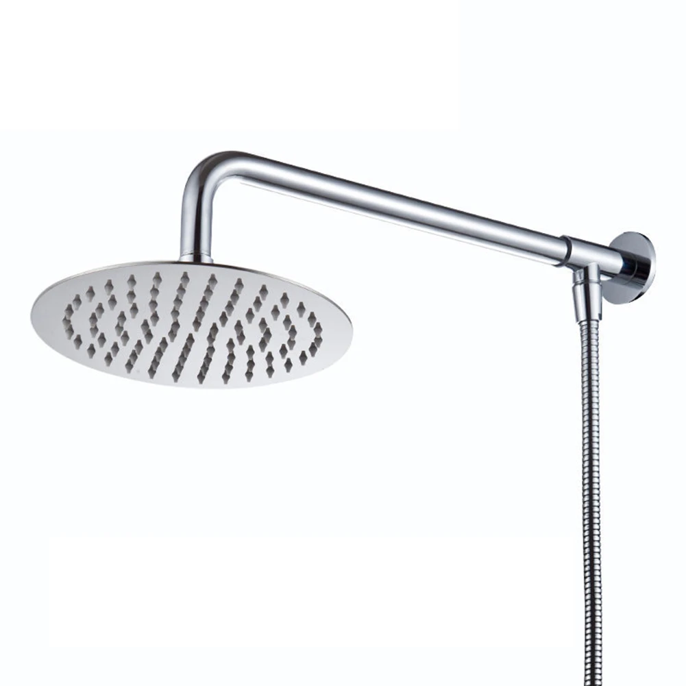 2024 New High Quality 15x15cm Stainless Steel Ultra-Thin Waterfall Shower Heads Rainfall Shower Head Rain Round Bathroom Supplie