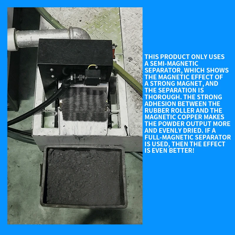 CF-180Q Grinding Machine Magnetic Separator Commercial Iron Powder Of Iron Remover Pure Copper Electromechanical Separation Engi
