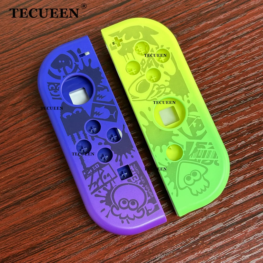 Cho Splatoon 3 Trò Chơi Chủ Đề Thay Thế Dùng Cho Máy Nintendo Switch Tay Cầm & Joy-Con Tự Làm Các Bộ Phận Nhà Ở Lưng & nút Phụ Kiện