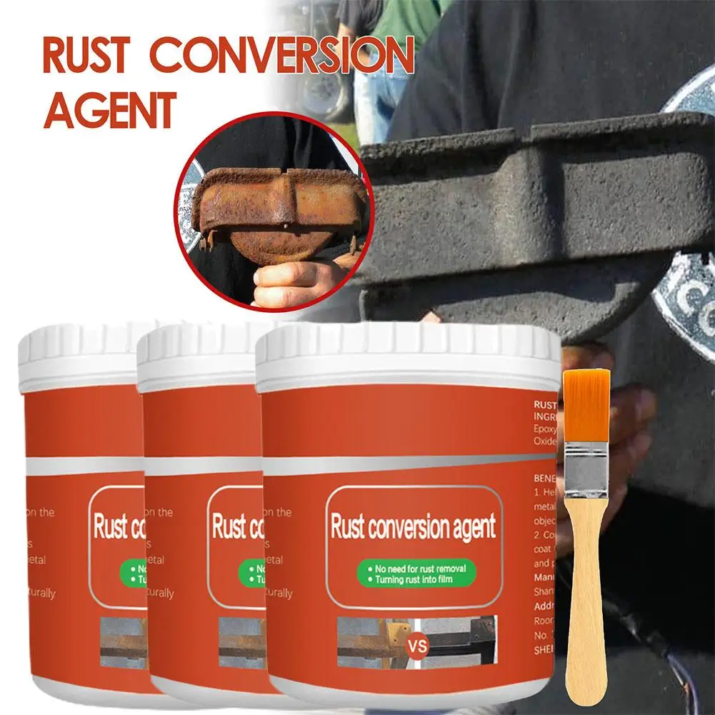 100-300g Metal Rust Remover Rust Conversion Agent Waterproof Rust Anti-Rust Inhibitor Primer Car Paint Coating Anti-corrosi N8I8