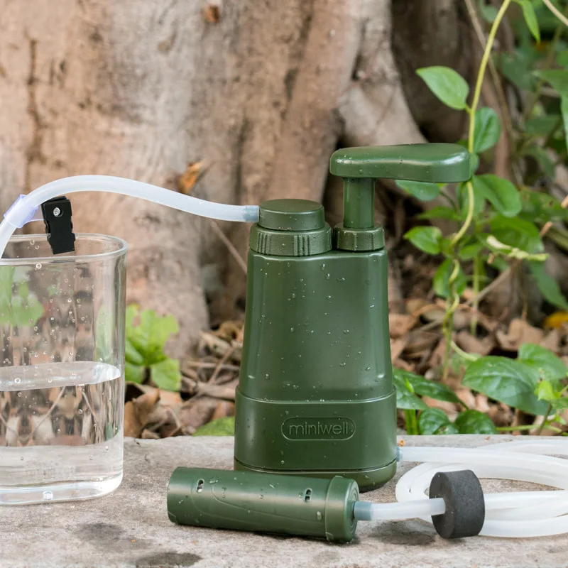 Wasser auf bereiter Outdoor-Ausrüstung tragbare Überlebens camping Extremsport-Notfall filter