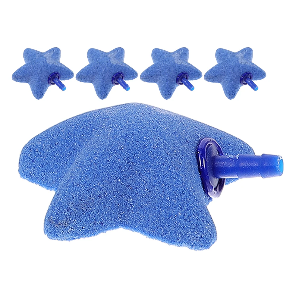 

5 Pcs Fish Tank Air Stone Bubble Minerals Sand Supplies Decorations Accessories Oxygen Pump Small Airstone Aquarium