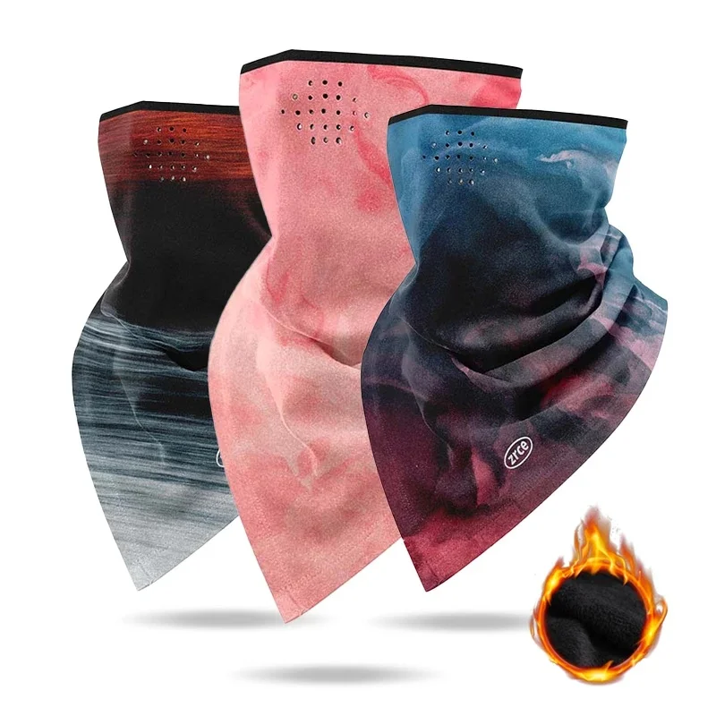 Fleece Lined Balaclava Thermal Neck Gaiter Soft Skin Friendly Snowproof Cycling Motorcycle Half Face Cover Unisex Bandana