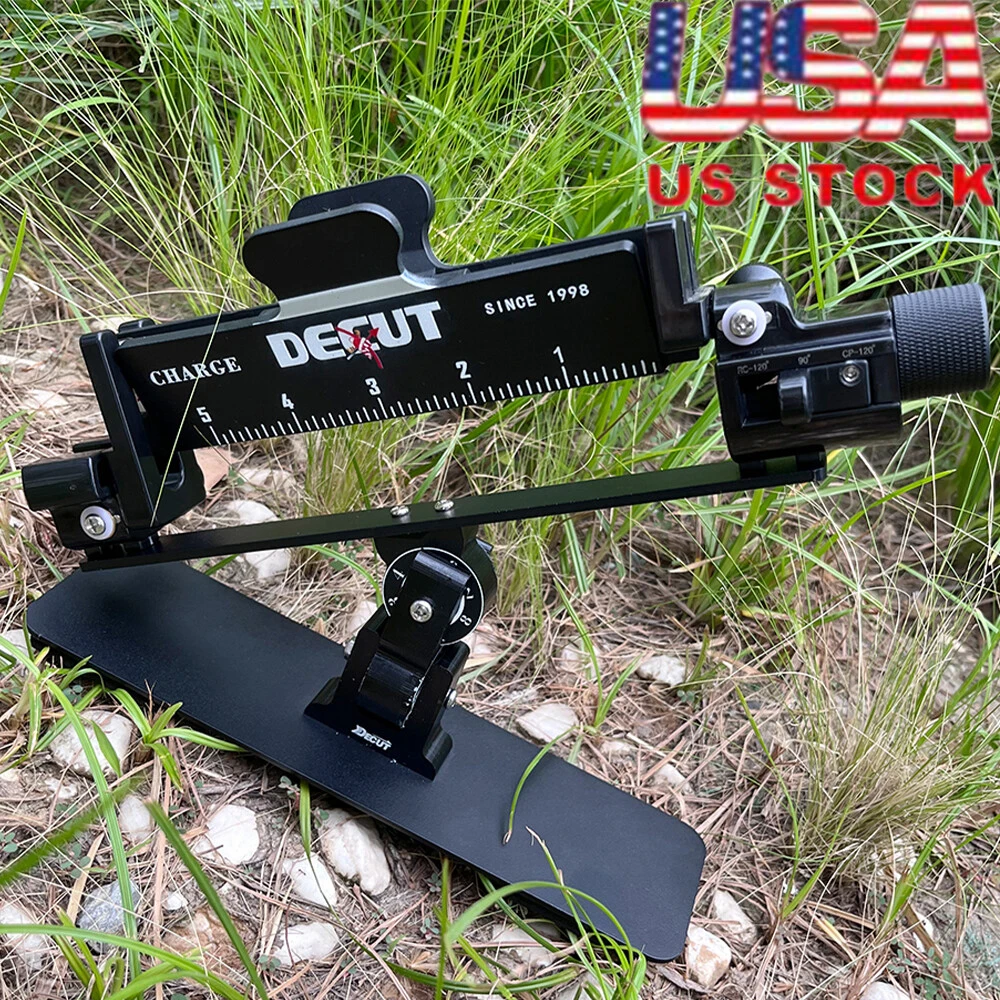 

Decut Aluminium+ABS Fletching Jig Gluable 2/3/4pcs Arrows Feather Stick Vanes Adjustable for Archery Recurve and Compound Bow