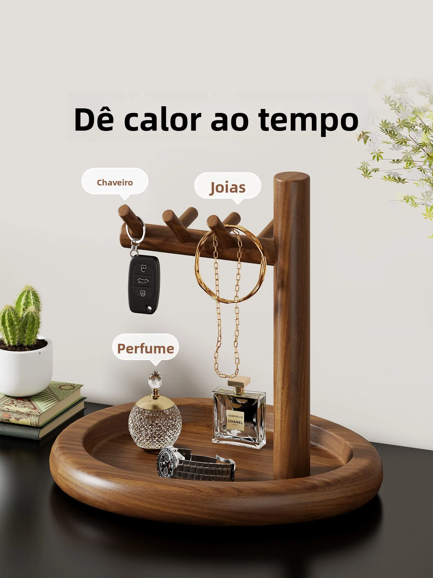 高級木製キートレイデスクトップストレージ家の玄関装飾アクセサリー無垢材素材北欧スタイル多機能