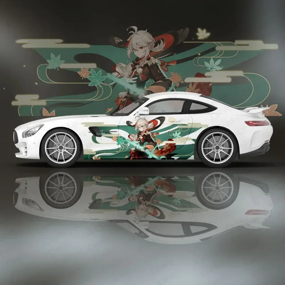 

Kaedehara Kazuha Genshin Impact Anime Car Body Stickers Itasha Vinyl Car Side Decal Sticker Car Sticker Automotive Decor Film