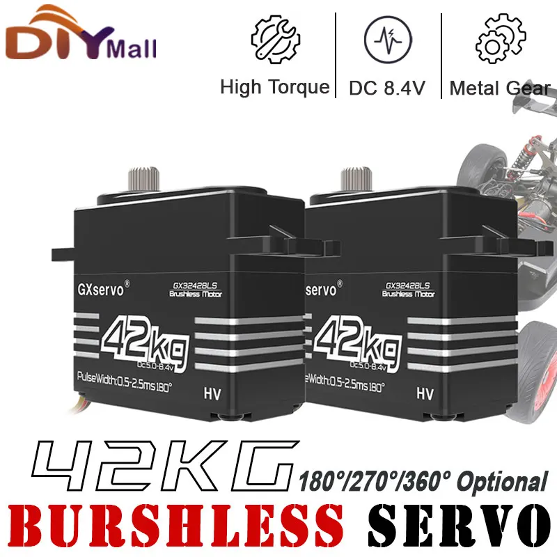 Hochspannungs-Bürstenloser Digitaler Servomotor GX3242BLS 42KG Metallgetriebe PWM für RC Crawler Auto TRX6 SCX10 DIY Upgrade Reparaturteile