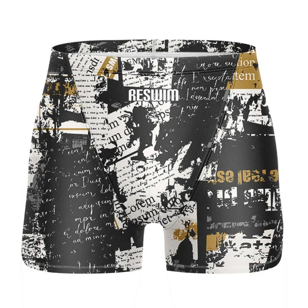 

Summer Men's Swimsuit Swimming Trunks Swim Surf Short Pants Beach Tights Shorts Water Swimming Sports Training Jammers Swimwear