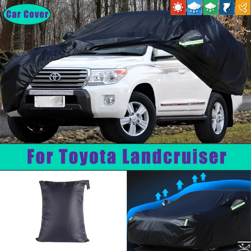 

For Toyota Landcruiser Car Full Outer Covers Outdoor Waterproof Dustproof Sun Rain Snow Protection Exterior Car Accessories