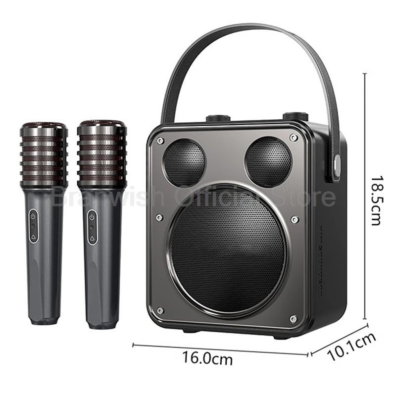 Głośnik Bluetooth 5.3 40W Przenośny Soundbox 4000mAh Głośny Głośnik z Podświetleniem RGB TF/USB/AUX Do Kina Domowego Karaoke na Zewnątrz KTV