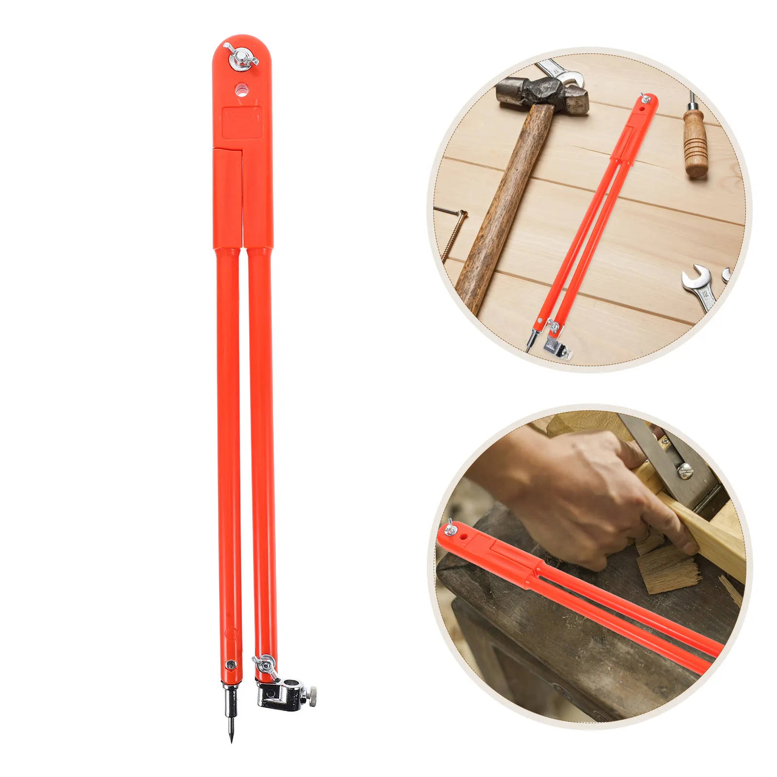 

Большой деревянный циркуль для столярных работ, точный многофункциональный чертежный инструмент, инструмент для разметки кругов, чертежные принадлежности