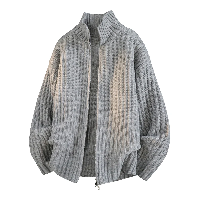 

New Men's Home Casual Sweater Cardigan Versatile for Autumn and Winter Breathable Cold Resistant Warm Comfortable Jacket