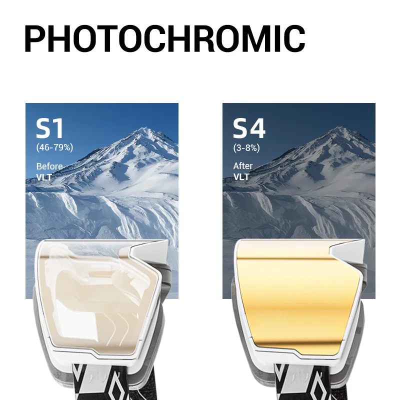 KAPVOE جديد اللونية الرياضة في الهواء الطلق التزلج على الجليد حملق الرجال UV400 حماية نظارات نسائية المغناطيسي الجذب التزلج نظارات
