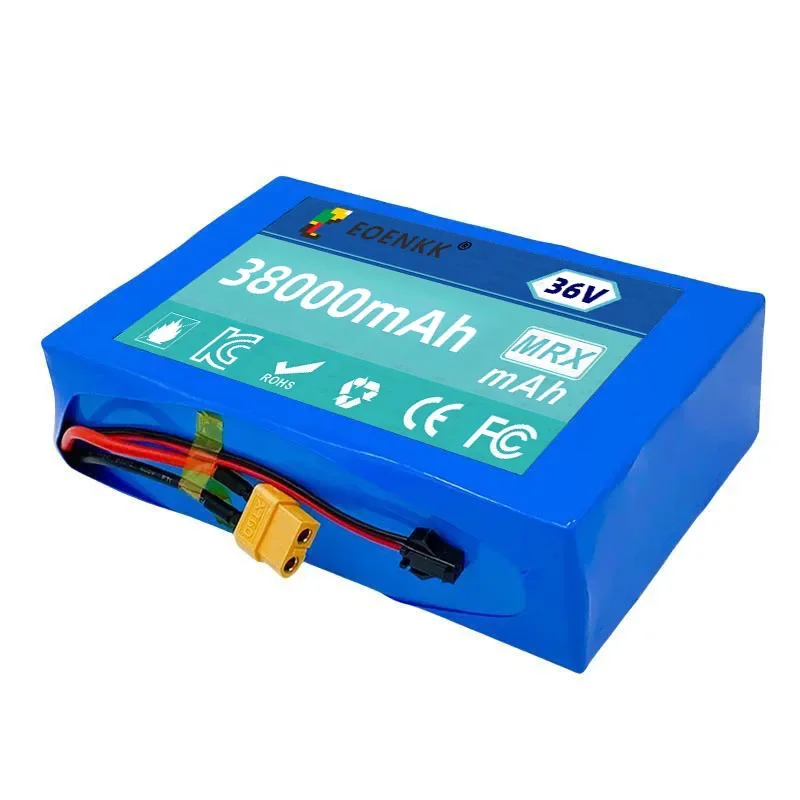 36V electric Battery 38Ah 10S2P 18650 Lithium Battery Pack 550W 38000mAh 42V City Coco Cooter Vehicle Battery with BMS
